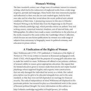 A Vindication of the Rights of Woman: With Strictures on Political and Moral Subjects
