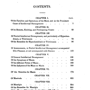 Medical Inquiries and Observations Upon the Diseases of the Mind
