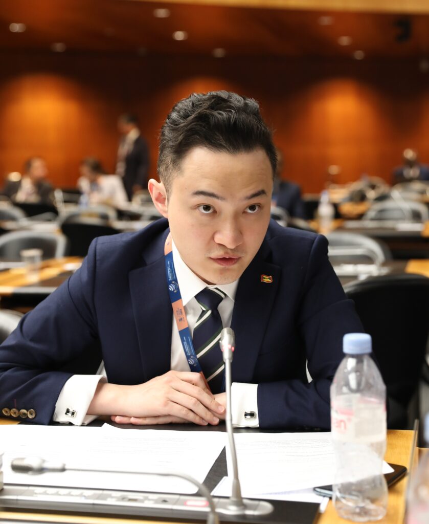 Justin Sun portrait — Justin Sun net worth profile