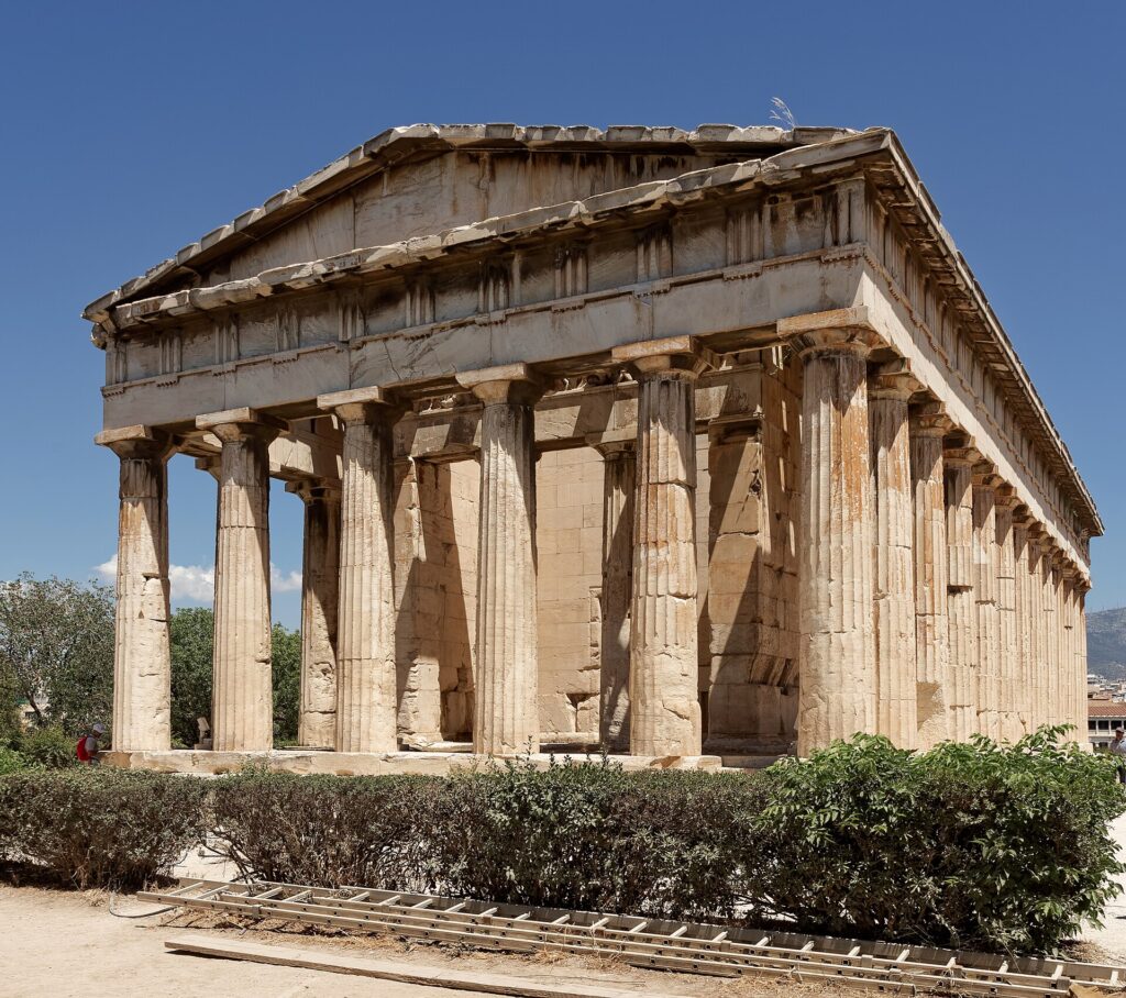 Der Hephaistostempel in der Antiken Agora von Athen