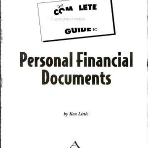 The Complete Idiot's Guide to Personal Financial Documents