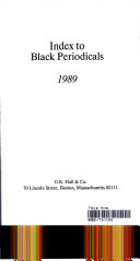 Index to Black Periodicals 1989