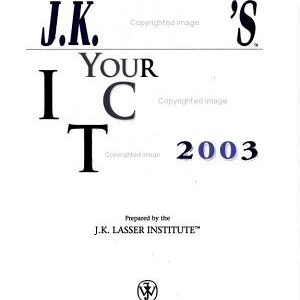 J.K. Lasser's Your Income Tax 2003: For Preparing Your 2002 Tax Return