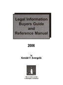 Legal Information Buyer's Guide and Reference Manual 2006