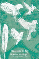 Stoicism Today: Selected Writings (Volume Two)