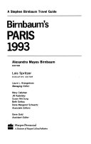 Birnbaum's Paris 1993