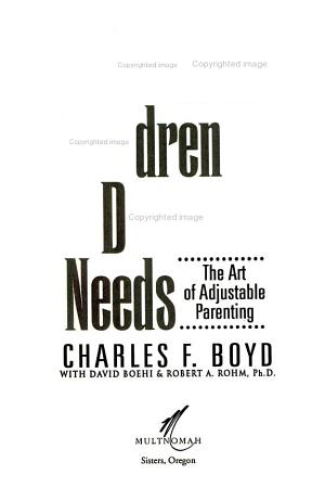 Different Children, Different Needs: The Art of Adjustable Parenting