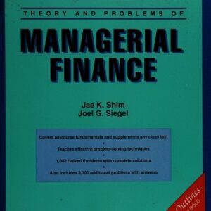 Schaum's Outline of Theory and Problems of Managerial Finance