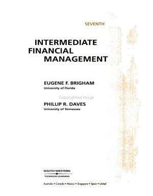 Intermediate Financial Management