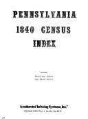 Pennsylvania 1840 Census Index