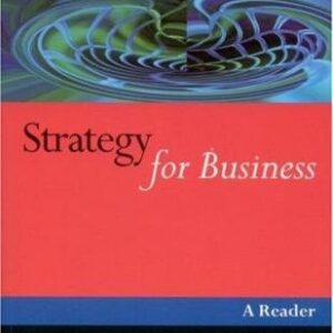 Strategy for Business: A Reader