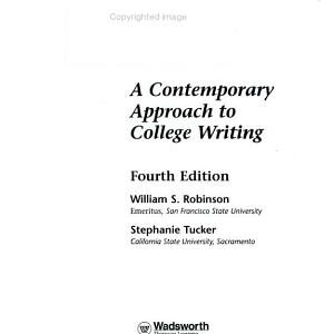 Texts and Contexts: A Contemporary Approach to College Writing