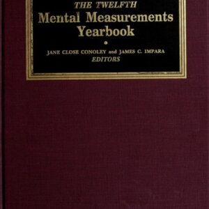 The Tenth Mental Measurements Yearbook