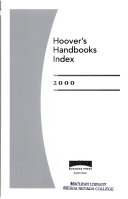 Hoover's Handbooks Index