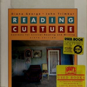 Reading Culture: Contexts for Critical Reading and Writing