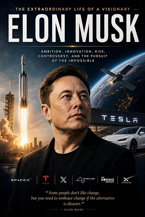 Elon Musk: The Extraordinary Life of a Visionary: Ambition, Innovation, Risk, Controversy, and the Pursuit of the Impossible
